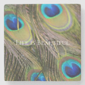 Peacock Feathers Kauai Hawaii Stenen Onderzetter (Voorkant)