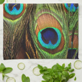 Peacock Feathers Kitchen Towel Theedoek (Gevouwen)