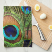 Peacock Feathers Kitchen Towel Theedoek (Quarter Fold)