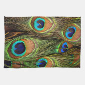 Peacock Feathers Kitchen Towel Theedoek (Horizontaal)