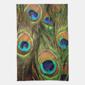 Peacock Feathers Kitchen Towel Theedoek (Verticaal)