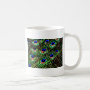 Peacock Feathers Koffiemok