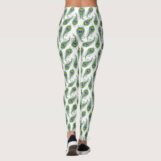 Peacock Feathers Leggings (Achterkant)