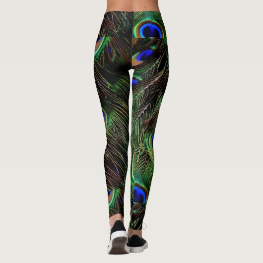 Peacock Feathers Leggings (Achterkant)