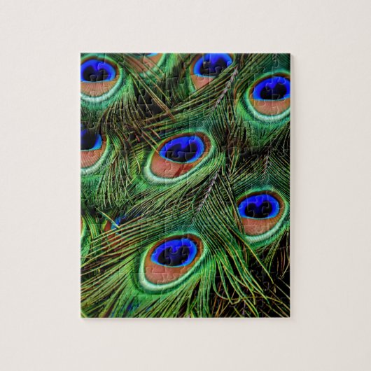 Peacock Feathers Legpuzzel (Verticaal)