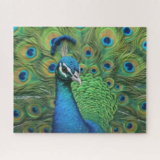 Peacock Feathers Legpuzzel (Horizontaal)