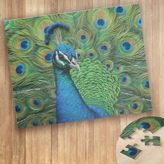 Peacock Feathers Legpuzzel
