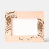 Peacock Feathers Love Gegraveerde Lijstjes (Voorkant)