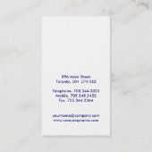 Peacock Feathers | make-up artistieke Visitekaartj Visitekaartje (Achterkant)