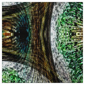 Peacock Feathers Mandalas... Stof (Swatch)