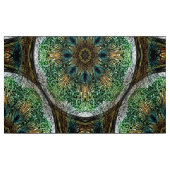 Peacock Feathers Mandalas... Stof (Fat Quarter)