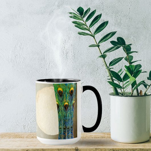 Peacock Feathers meesterwerk uit 1900 Mok