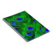 Peacock Feathers Mode Collectie Notitieboek (Rechterzijde)