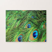 Peacock Feathers Moeilijke puzzel (Horizontaal)