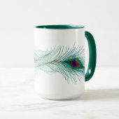 Peacock Feathers Mok (Voorkant rechts)