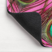 Peacock Feathers Mousepad Muismat (Hoek)