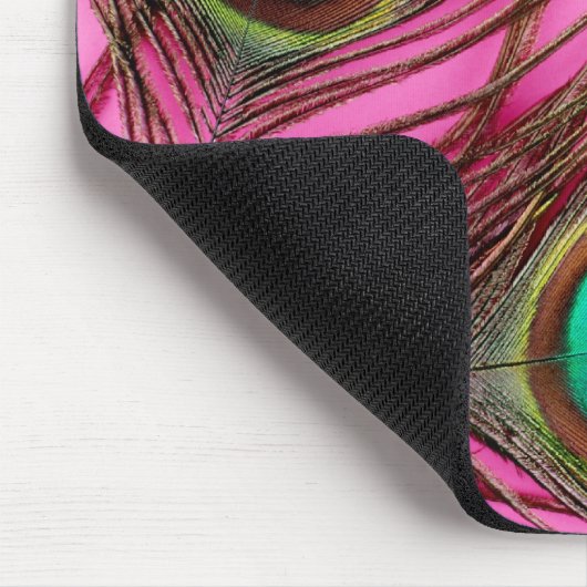 Peacock Feathers Mousepad Muismat (Hoek)