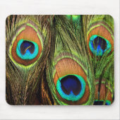 Peacock Feathers Mousepad Muismat (Voorkant)
