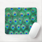 Peacock Feathers Muismat (Met muis)
