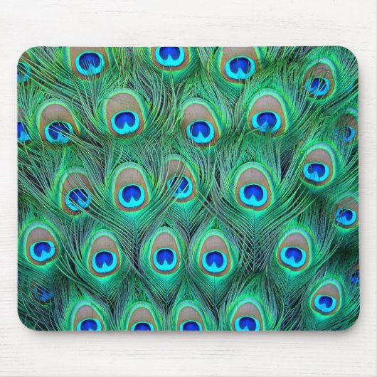 Peacock Feathers Muismat (Voorkant)