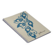 Peacock Feathers Notitieboek (Rechterzijde)