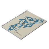 Peacock Feathers Notitieboek (Linkerzijde)