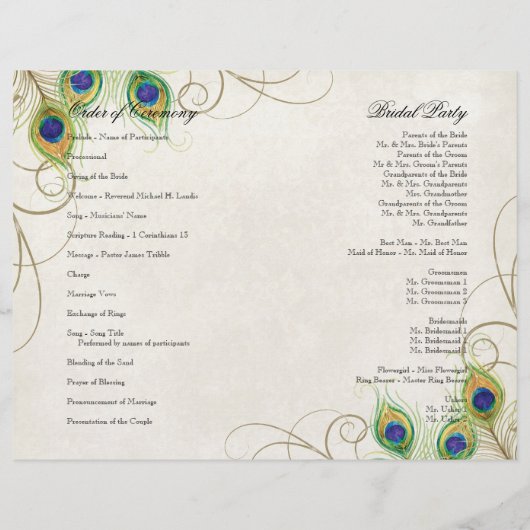 Peacock Feathers - Paars weddenschap (Achterkant)