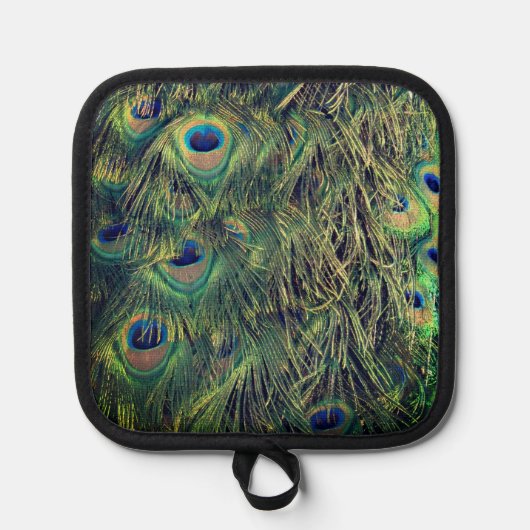 Peacock Feathers Pannenlap (Voorkant)