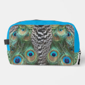Peacock Feathers Patroon Toiletery Tas (Voorkant)