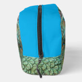Peacock Feathers Patroon Toiletery Tas (Rechts)