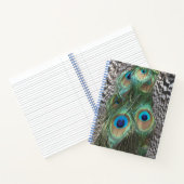 Peacock Feathers Pattern Notitieboek (Binnen)