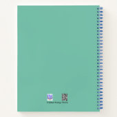 Peacock Feathers Pattern Notitieboek (Achterkant)