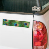 Peacock Feathers - Peafowl Bumpersticker (Op Truck)