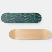 Peacock Feathers Persoonlijk Skateboard (Horizontaal)