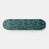 Peacock Feathers Persoonlijk Skateboard (Horizontaal)