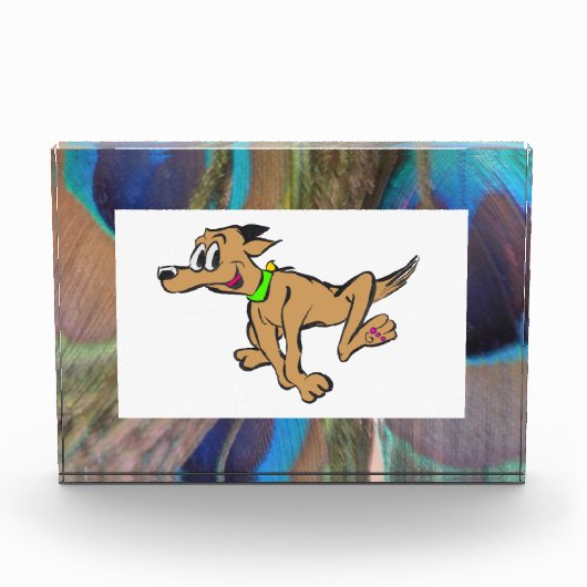 Peacock Feathers Photo Block Fotoblokken (Voorkant)