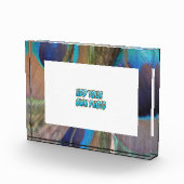 Peacock Feathers Photo Block Fotoblokken (Rechts)