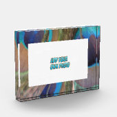 Peacock Feathers Photo Block Fotoblokken (Links)