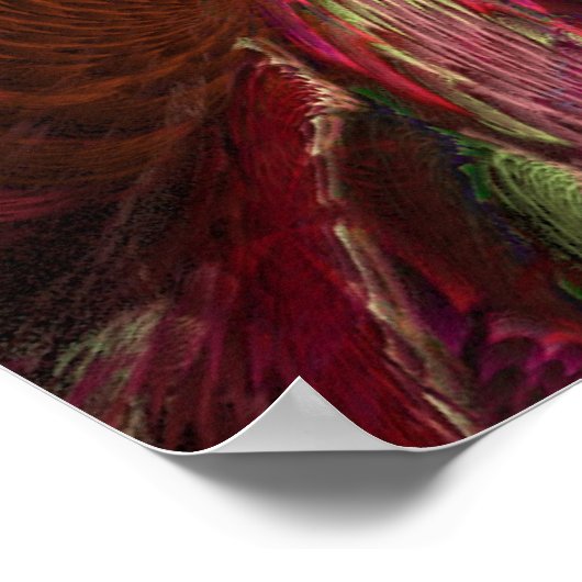 Peacock Feathers Poster (Hoek)