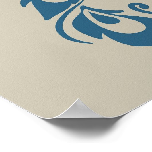 Peacock Feathers Poster (Hoek)