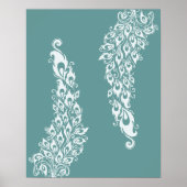 Peacock Feathers Poster (Voorkant)