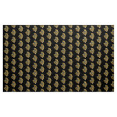 Peacock Feathers Rhinestone Diamond Pattern Black Stof (Yard (91,4 cm))