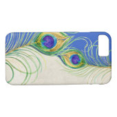 Peacock Feathers Royal Damask Persoonlijke namen Case-Mate iPhone Case (Achterkant (Horizontaal))