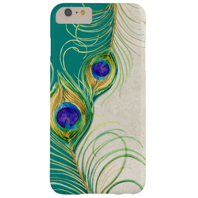 Peacock Feathers Royal Damask Persoonlijke namen Case-Mate iPhone Case (Achterkant)