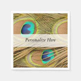 Peacock Feathers Servet