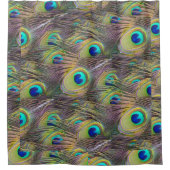 Peacock Feathers Showgordijn Douchegordijn (Voorkant)