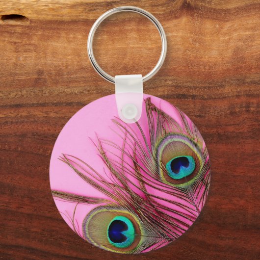 Peacock Feathers Sleutelhanger (Voorkant)