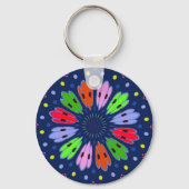 Peacock Feathers Sleutelhanger (Voorkant)