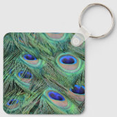 Peacock Feathers Sleutelhanger (Achterkant)