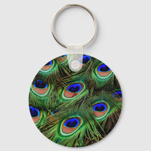Peacock Feathers Sleutelhanger